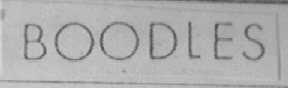 BOODLES
