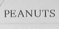 PEANUTS