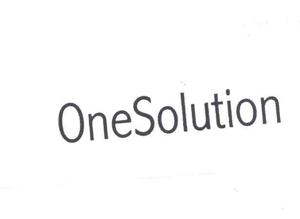 ONESOLUTION