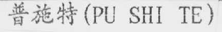 PU SHI TE    普施特