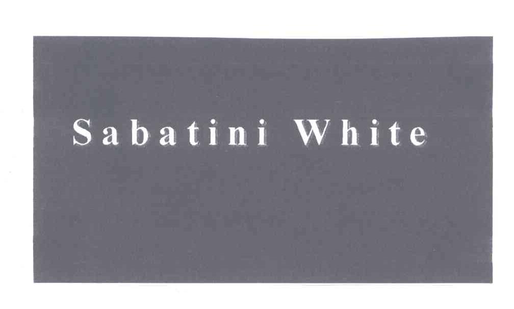 SABATINI WHITE