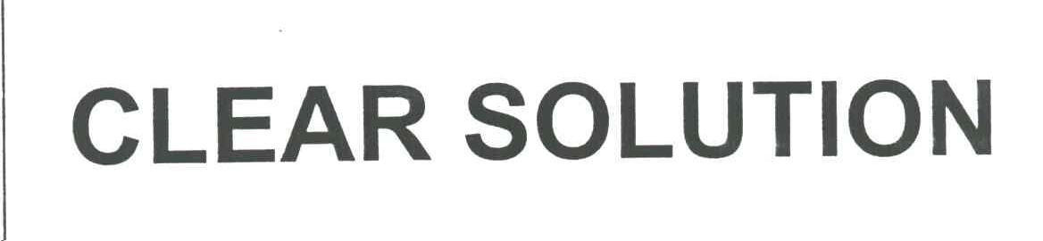CLEAR SOLUTION