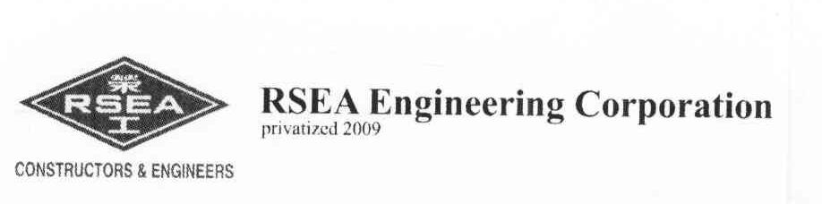 荣工 RSEA RSEA ENGINEERING CORPORATION PRIVATIZED 2009 CONSTRUCTORS&ENGINEERS