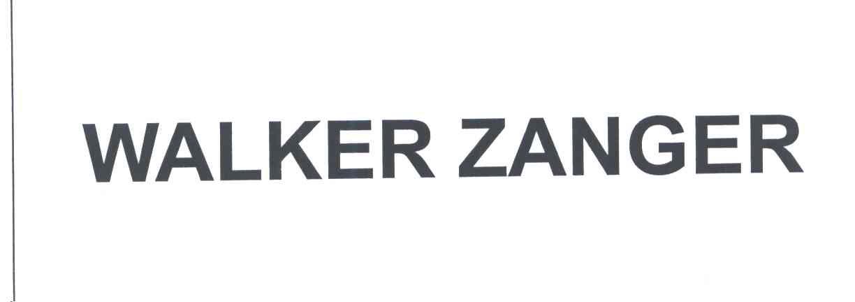 WALKER ZANGER