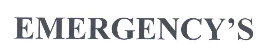 EMERGENCY＇S
