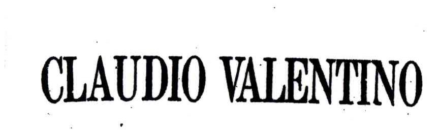 CLAUDIO VALENTINO