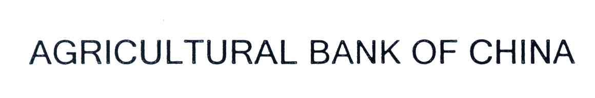 AGRICULTURAL BANK OF CHINA