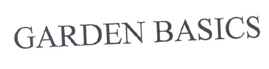 GARDEN BASICS
