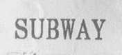 SUBWAY