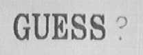 GUESS