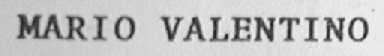 MARIO VALENTINO