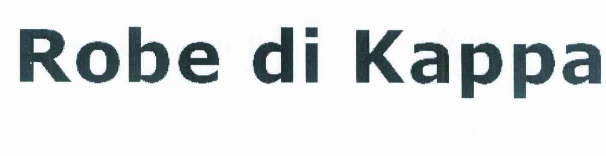 ROBE DI KAPPA