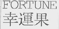 幸运果  FORTUNE
