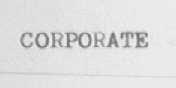 CORPORATE