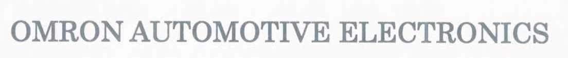 OMRON AUTOMOTIVE ELECTRONICS