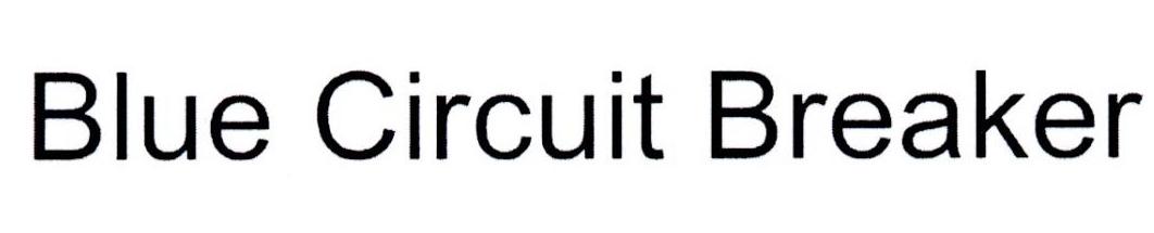 BLUE CIRCUIT BREAKER