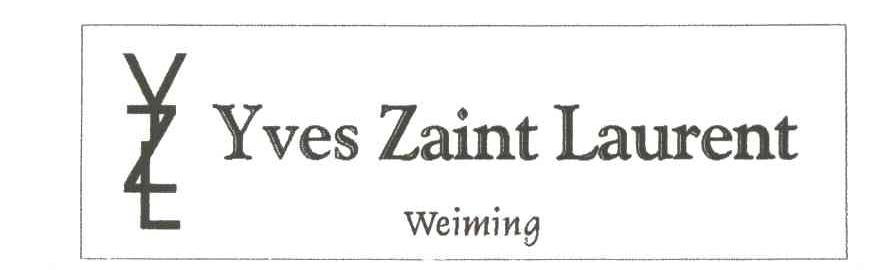 YVES ZAINT LAURENT;YZL;WEIMING