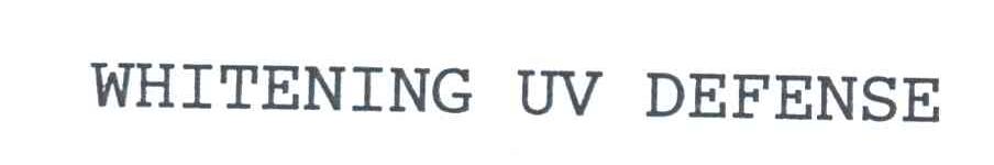 WHITENING UV DEFENSE