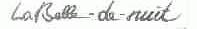 LABELLE-DE-NUIT