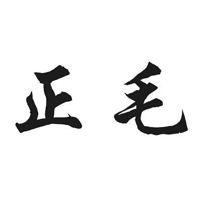 正毛