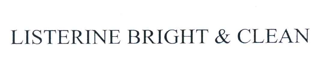LISTERINE BRIGHT&CLEAN