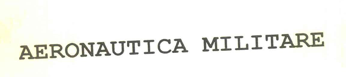 AERONAUTICA MILITARE