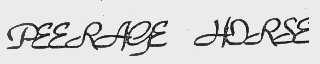 PEERAGE HOURSE