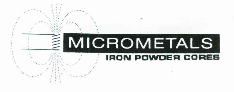 MICROMETALS IRON POWDER CORES