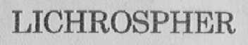 LICHROSPHER