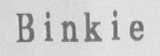 BINKIE