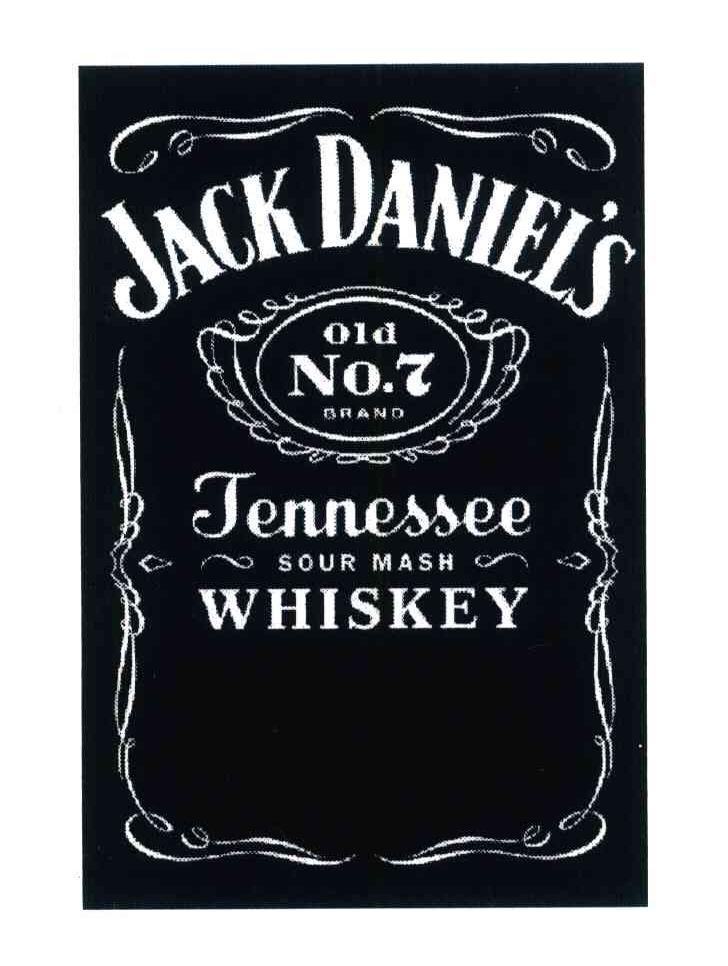 JACK DANIEL＇S OLD NO7 BRAND TENNESSEE SOURMASH WHISKEY