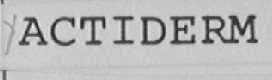 ACTIDERM
