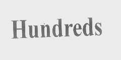 HUNDREDS