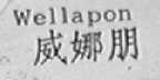 WELLAPON    威娜朋
