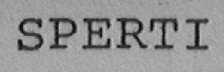 SPERTI