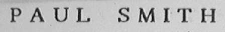 PAUL SMITH