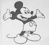 DRAWING OF MICKEY MOUSE