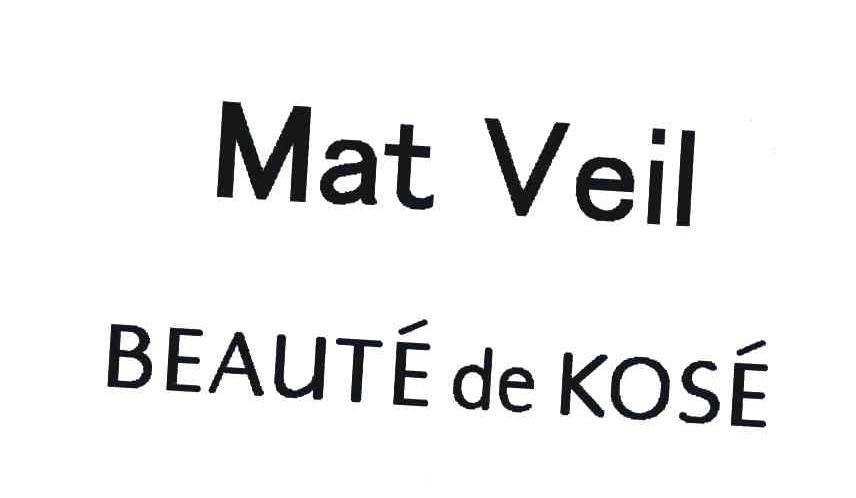 MAT VEIL BEAUTE DE KOSE