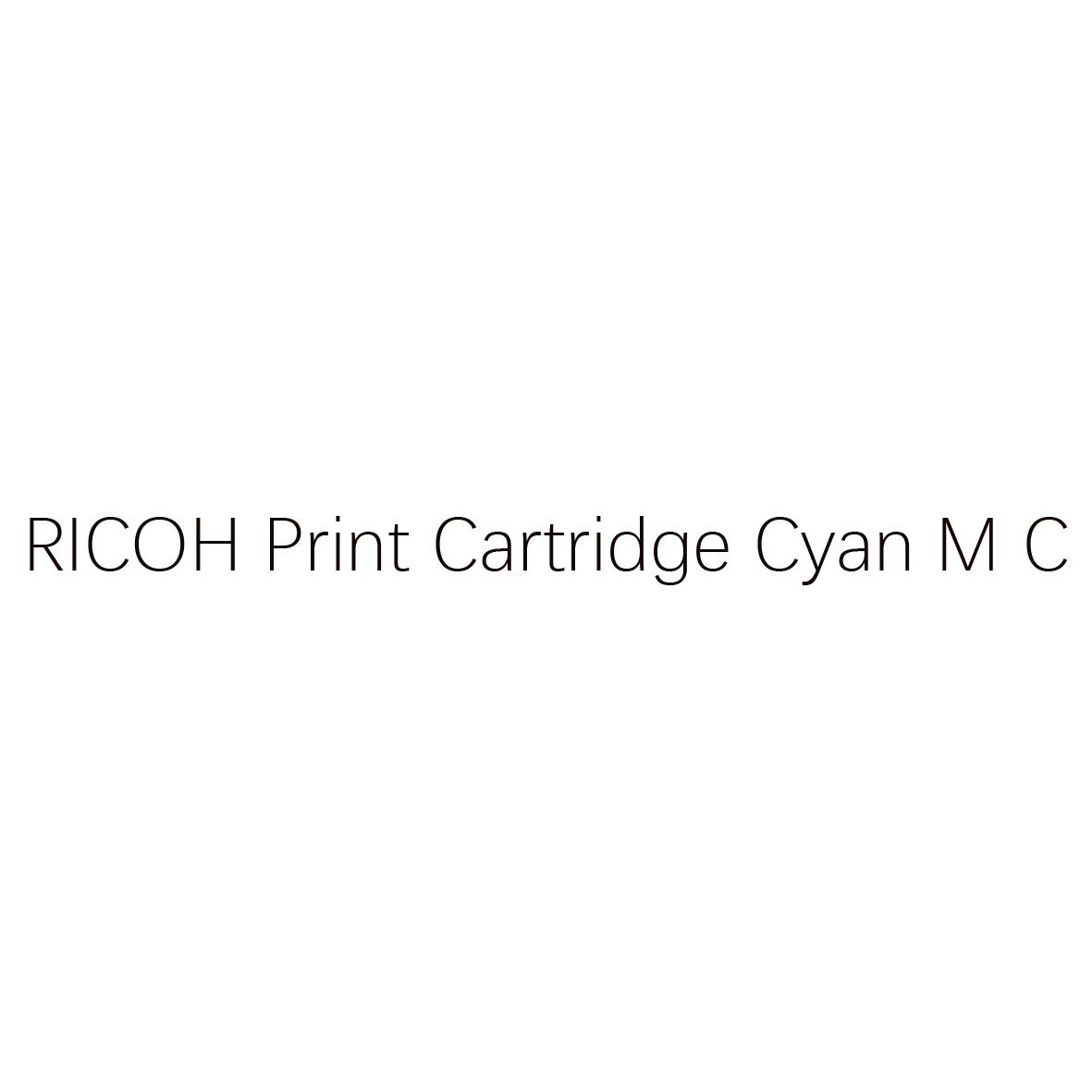 RICOH PRINT CARTRIDGE CYAN M C