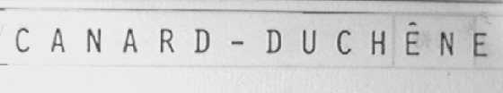 CANARD-DUCHENE