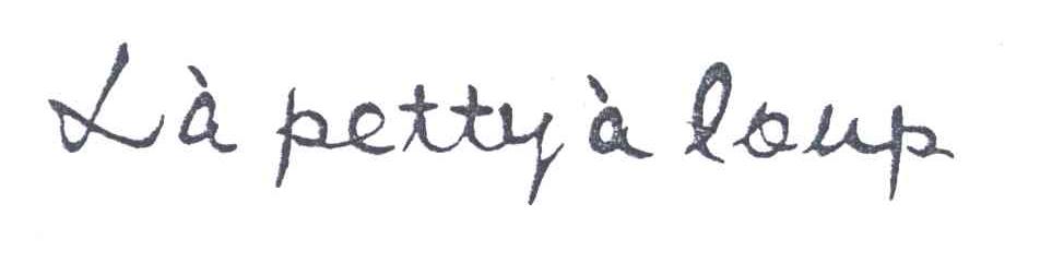 LA PETTY A LOUP