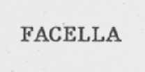 FACELLA