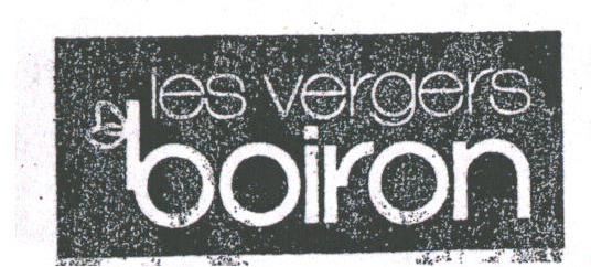 LES VERGERS BOIRON;BOIRON;LES VERGERS