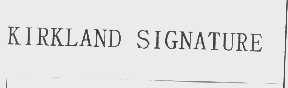 KIRKLAND SIGNATURE