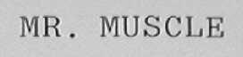 MR MUSCLE