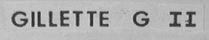 GILLETTE G II