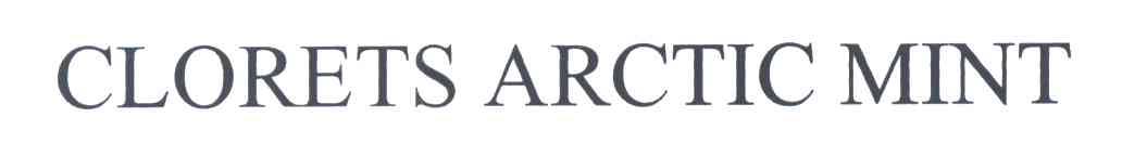 CLORETS ARCTIC MINT