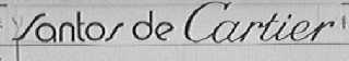 SANTOS DE CARTIER