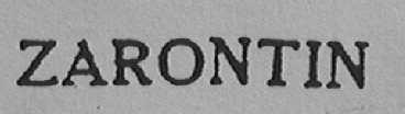 ZARONTIN