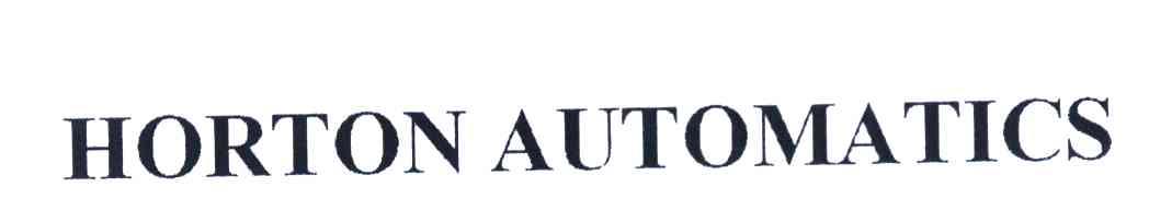 HORTON AUTOMATICS